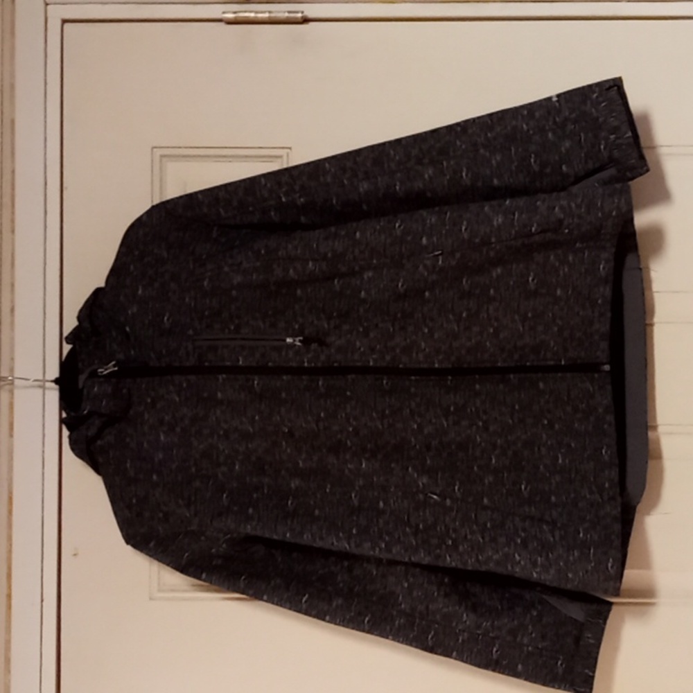 Free country, softshell jacket, women's gray/black sz l, great condition